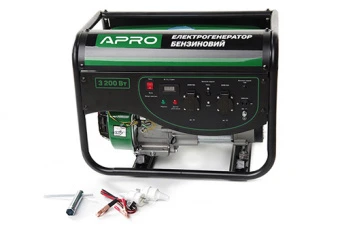 Генератор бензиновый 4-х тактный 3.0/3.2 кВт (ручной запуск) APRO