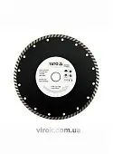 YATO Диск алмазний турбо YATO : "TURBO" Ø= 230x8,0x22,2 мм. H= 3,1 мм  | YT-6025