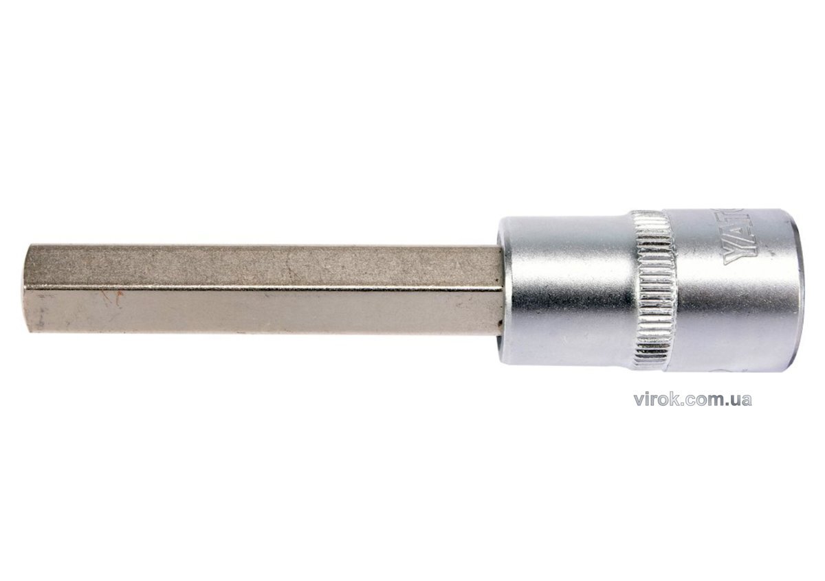 YATO Головка торцева з насадкою HEX YATO : квадрат 1/2". HEX M12, L= 100 мм. подовжена  | YT-04396