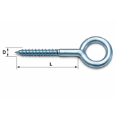 Шуруп-крюк петельный сварной  8х 80