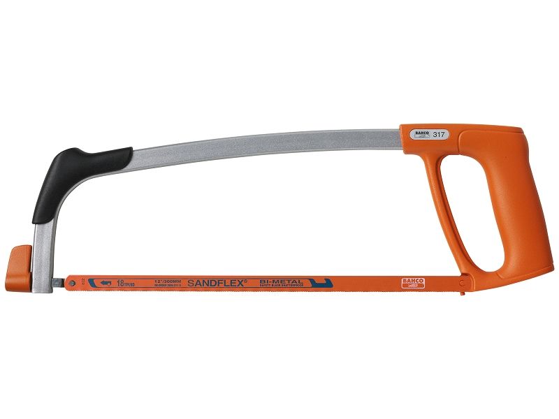 BAHCO 317 Ножовка по металлу; полотно 300 мм; возможность установки полотна под углом 90 град.