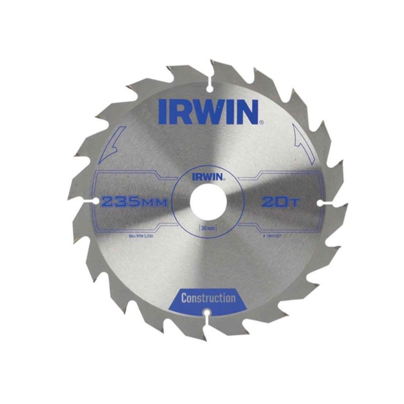 IRWIN Диск пильный по деревоматериалам IR CSB 235x20Tx30 | 1897207