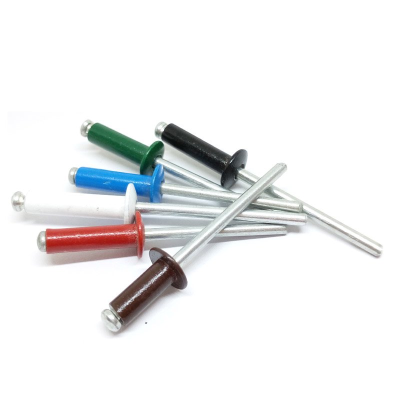 Заклепки окрашенные в цвета RAL DIN7337 4,0х 8