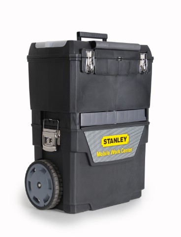STANLEY 1-93-968 Ящик с колесами "IML Mobile Work Center 2 in 1" пластмассовый с органайзерами в кры