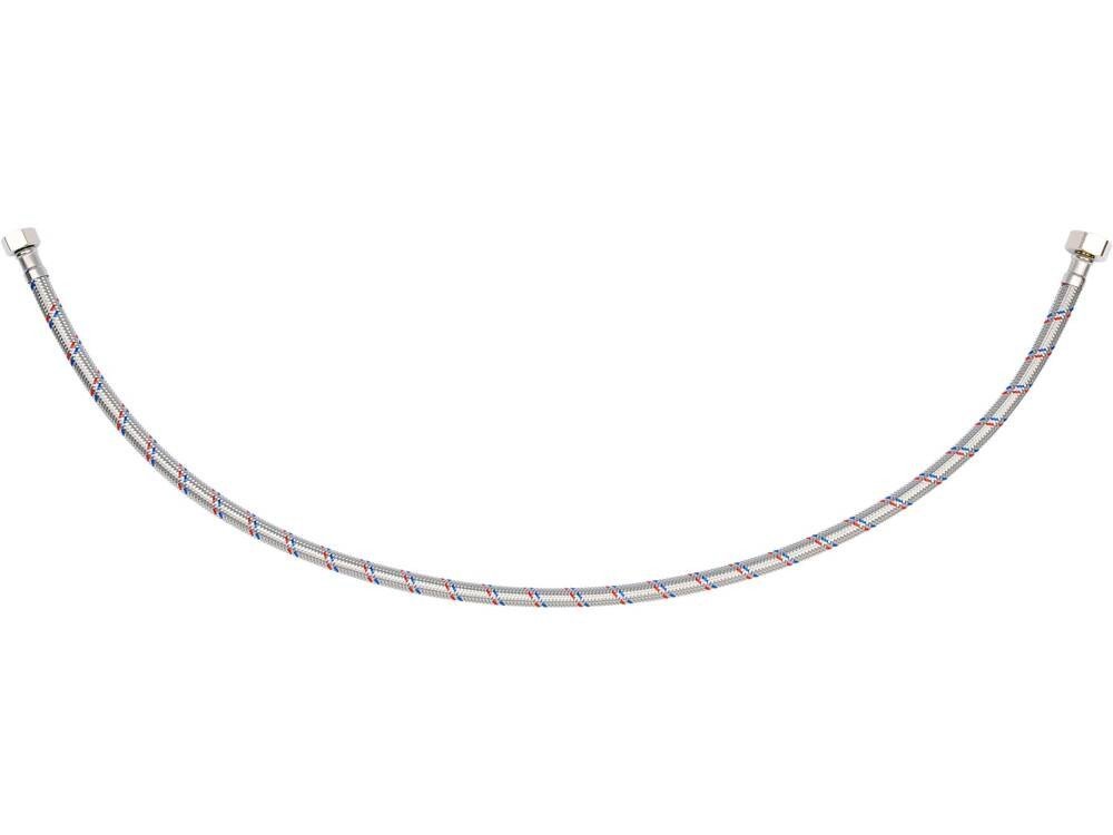 Шланг водопровідний з опліткою з нерж сталі FALA l= 800мм, Ø= 8/12, з'єднання F-1/2" х F-3/8" 1 МПа