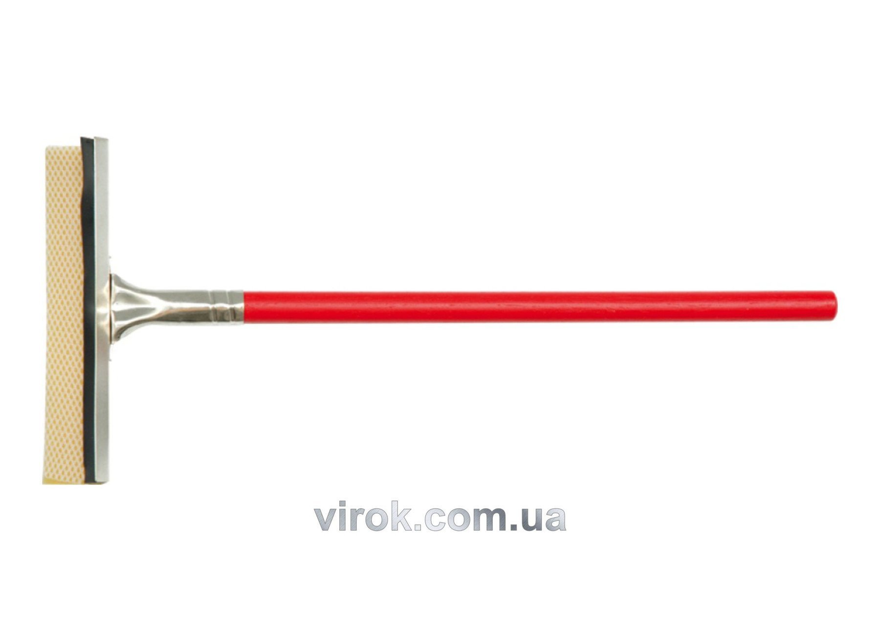 VOREL Скребок гумовий для чистки вікон. дерев. тримач  | 82920