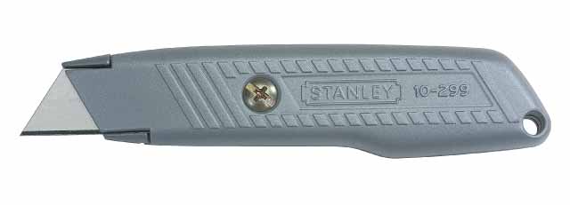 STANLEY 0-10-299 Нож 19мм трапеция 140мм фиксированное лезвие серия Utility на блистере