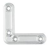 Нержавеющая облегченная угловая пластина, толщина 2,3 мм, M 8074