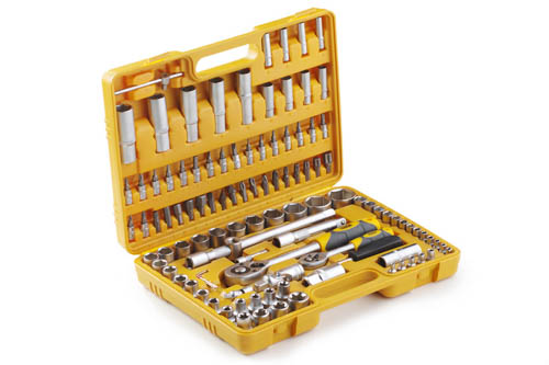 Набор насадок CrV 1/4, 1/2 (108шт) Стандарт СИЛА