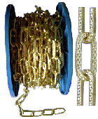 Цепь "Квадрат с узором" 3,0 золотая, бухта 20 мп