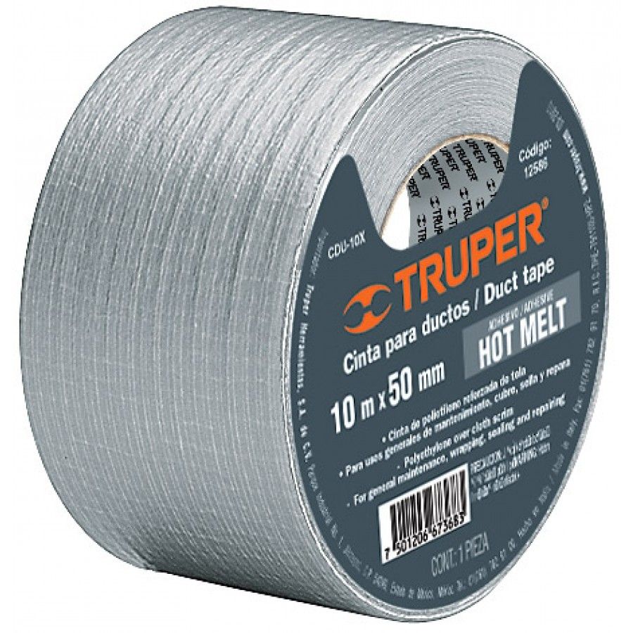 Truper CDU-10X Скотч армированный Duct tape 10м х 50мм