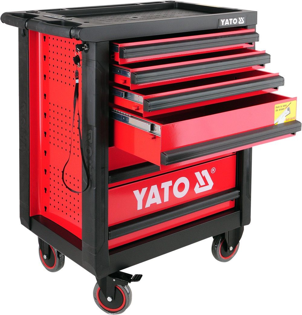 YATO Инструментальная тележка с 6 ящиками YT-0902
