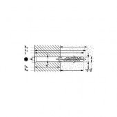 MUNGO MBR -SS 10 * 160 Фасадный дюбель со стопорным шурупом с шестигранной головкой HEXуп
