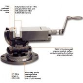 GROZ Тиски 3х осевые высокоточные 150, открытие 150мм, глубина 45мм TLT/SP-150