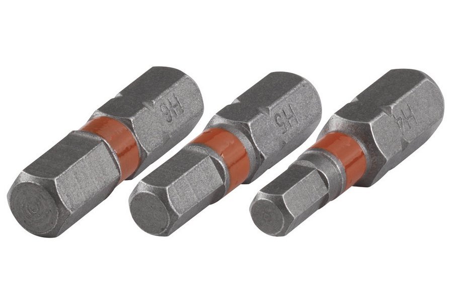 Wolfcraft насадки (3 шт.) 4,0 + 5,0 + 6,0 // 1340000