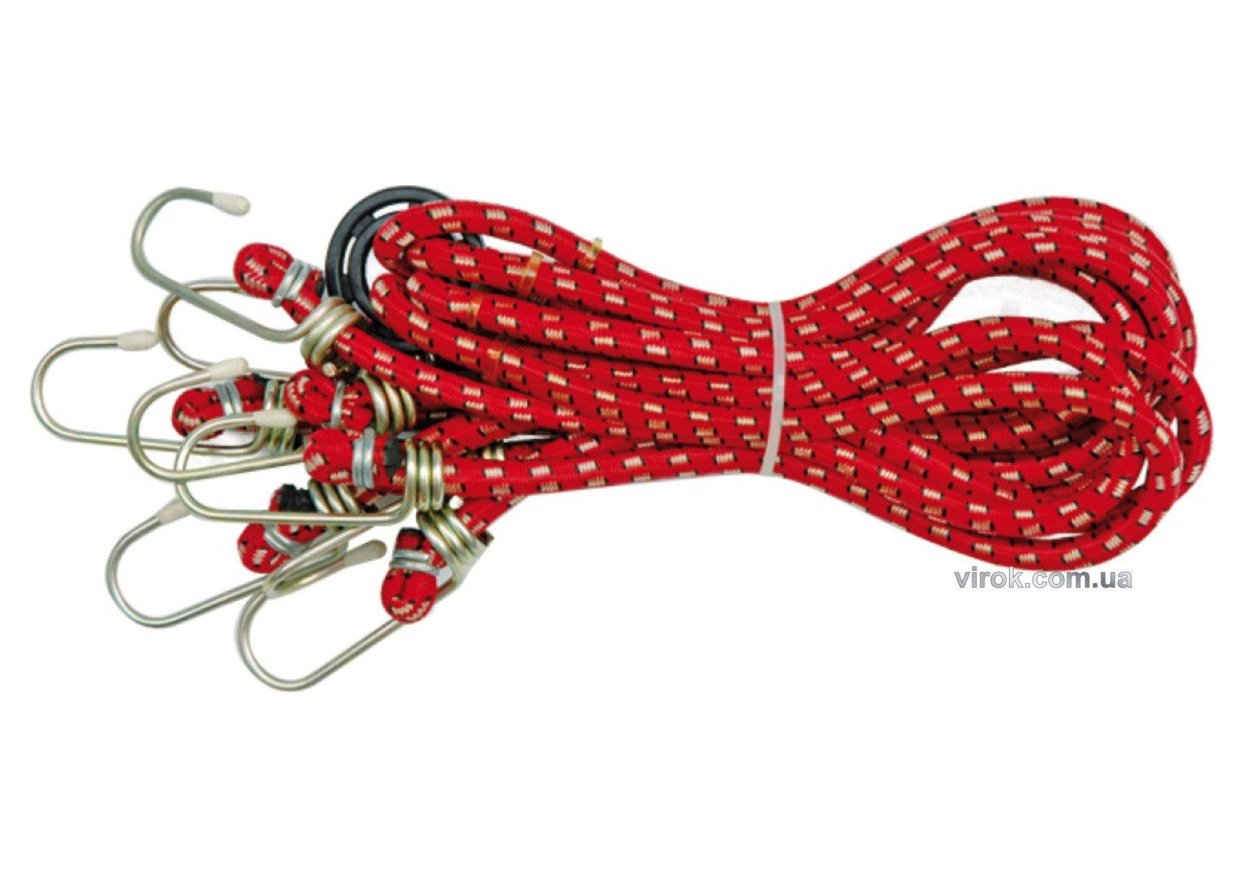 VOREL Стяжка для багажу , 8 гачків, 80см х 8мм  | 82300