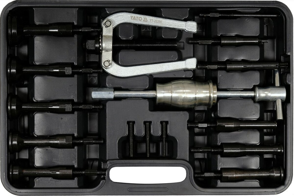 YATO Знімач підшипників зі зворотнім молотком YATO Ø= 8- 58 мм, компл. 15 елем.  | YT-25390