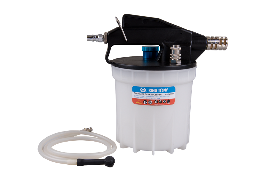 KING TONY Приспособление для прокачки тормозов пневмо | 9TV12-020