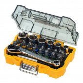 Набір біт і головок DeWALT, Hex,Torx, Philips, Pozidriv,  L=25 мм, 24 шт