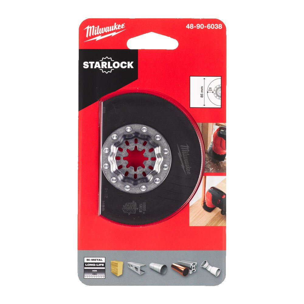 MILWAUKEE Полотно BiM STARLOCKдля б/функціонального інструмента, Ø85мм  | 48906038
