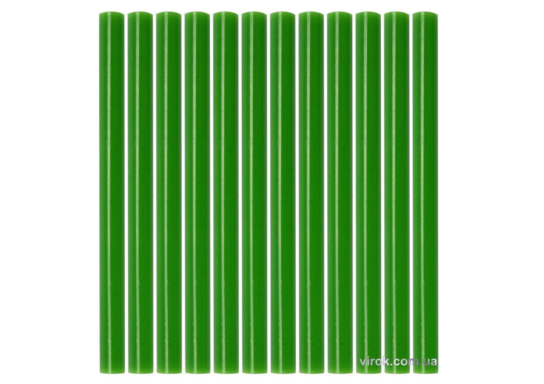 YATO Стержні клейові YATO зелені : Ø=7,2 мм, L=100 мм, уп. 12 шт.  | YT-82444