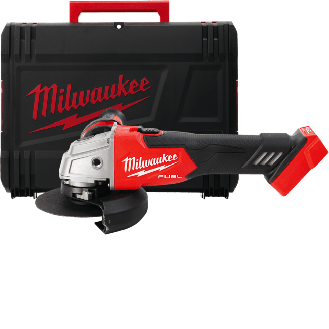 MILWAUKEE Шліфмашина кутова акумуляторна , M18 FSAG125X-0X, Ø125мм (HDкейс) | 4933478428