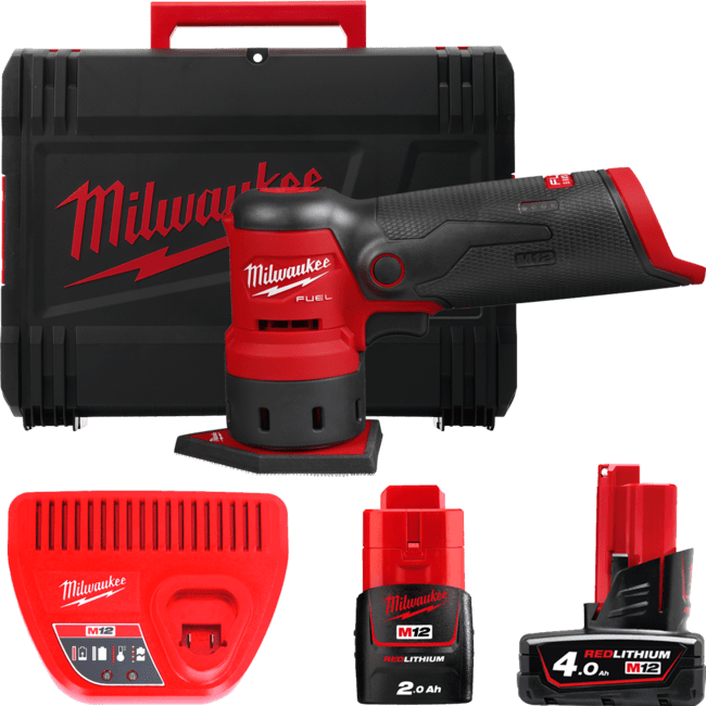 MILWAUKEE Шлифмашина вибрационная аккумуляторная M12 FDSS-422X | 4933479681