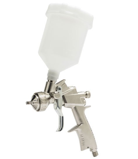 ANI Spa Краскопульт HVLP пневматический F1-N-S пластиковый бачок 500 мл дюза-1.2 мм | AH1507059A