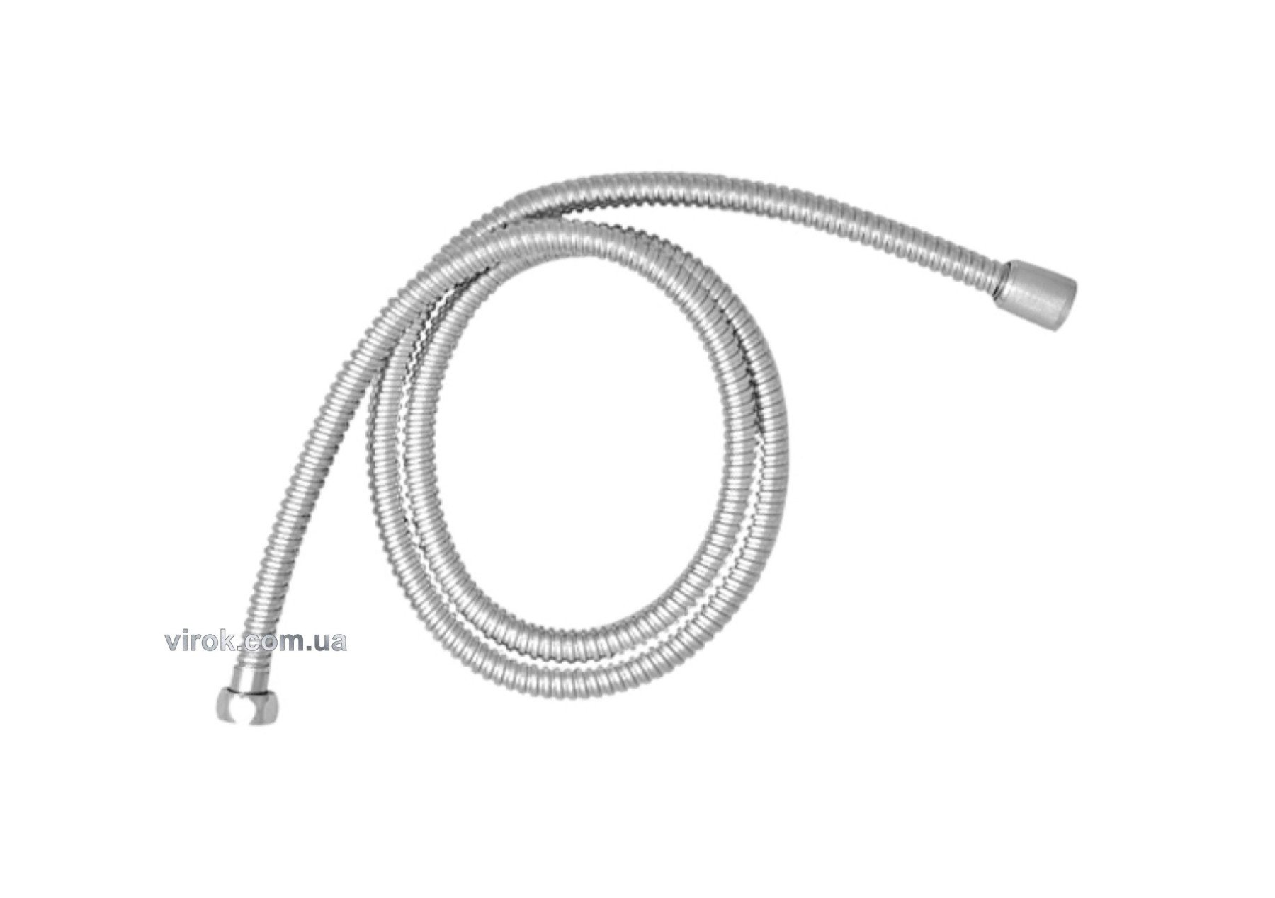 VOREL Шланг душовий з металевою гофрою , l=1,5 м, нержавіюча сталь  | 75553