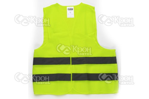 Жилет светоотражающий (желтый) (размер XXL) СИЛА