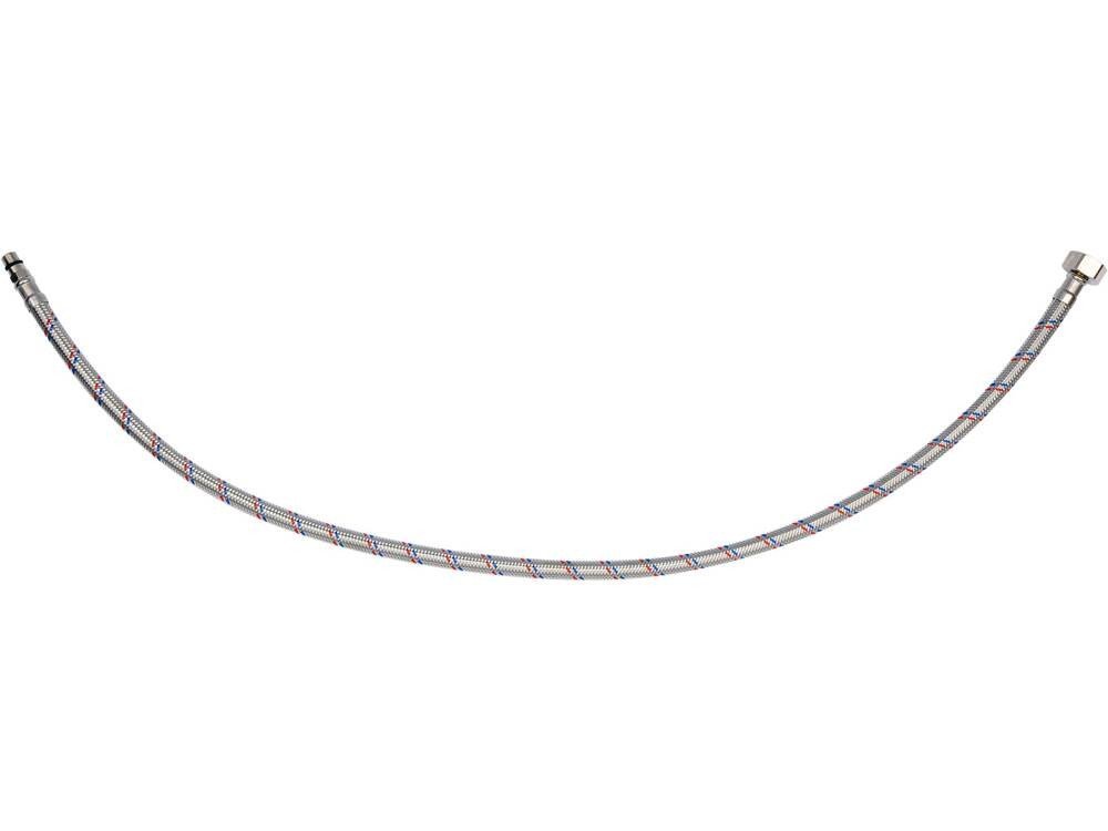 Шланг водопровідний з опліткою з нерж сталі FALA l= 800мм Ø= 8/12, з'єдн F-1/2" х M-M10x1- 17мм 1МПа