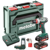 Шуруповерт акумуляторний Metabo BS 18 Quick Set (2х18 В, 2.0 A*год, 48 Н*м) (602217870)