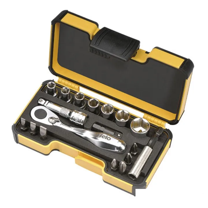 Набор дюймовых головок и бит FELO XS 18 (05771856)