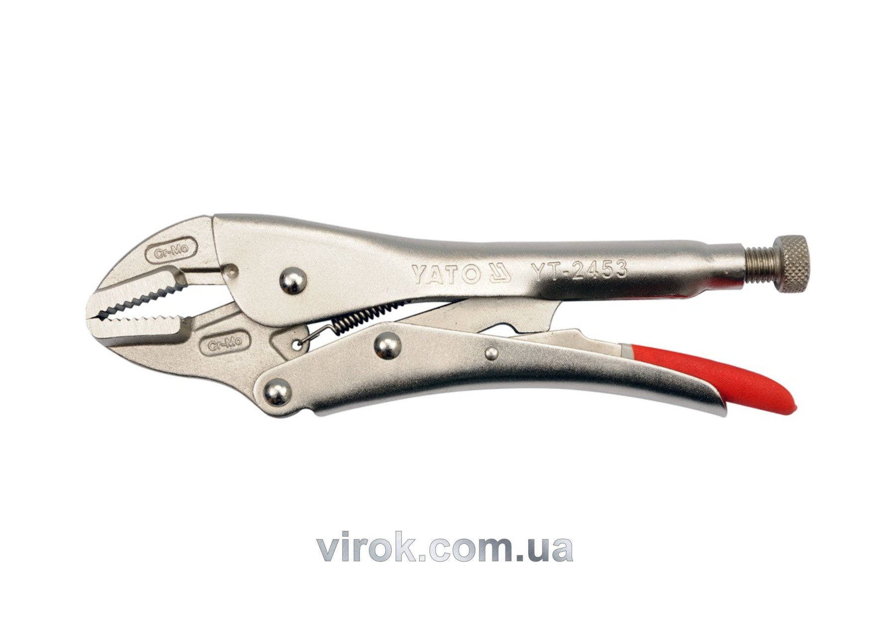 YATO Кліщі затискні YATO : Cr-Mo, L= 250 мм  | YT-2453