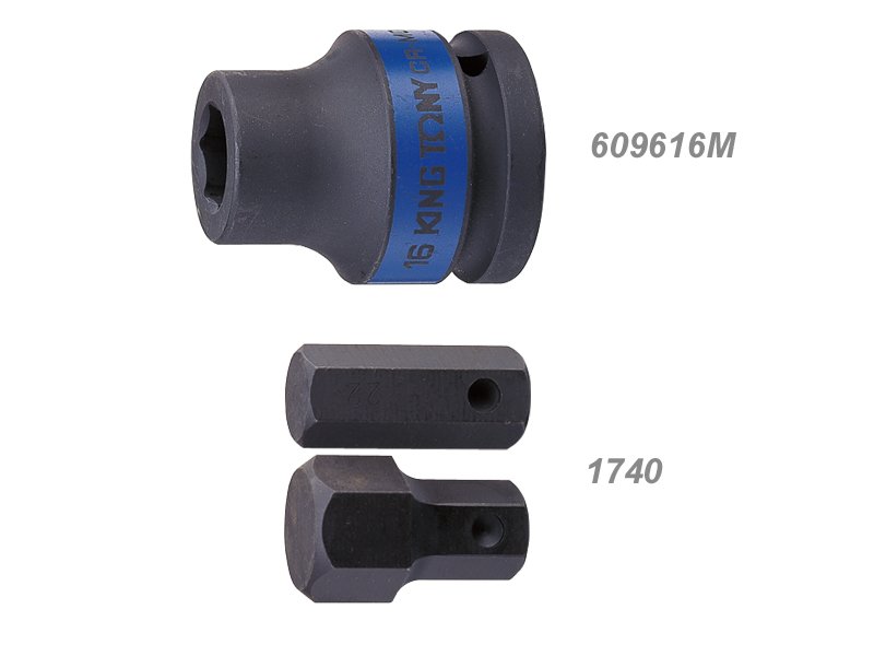 KING TONY Держатель бит ударный 3/4" 16мм 2-3/64"L | 609616M