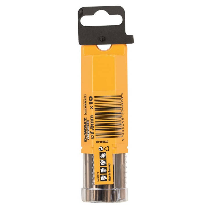 DeWALT Сверло по металлу кобальтовое HSS-CO 7.5мм DT4937