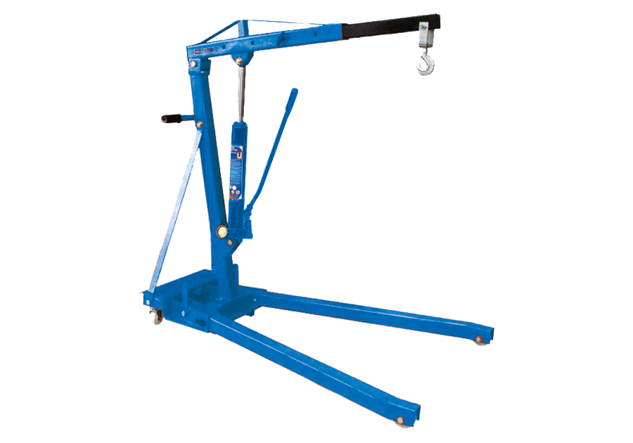 KING TONY Кран гидравлический 2 Тонны складной (низкий 90мм) поворотная ручка | 9TY1342-02A-B