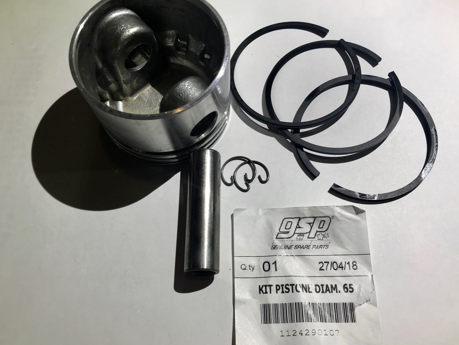 FIAC Поршень в сборе для АВ 415/515 Д65мм+SEGM.+SPIN+ANE (4291070000) | 1124290107