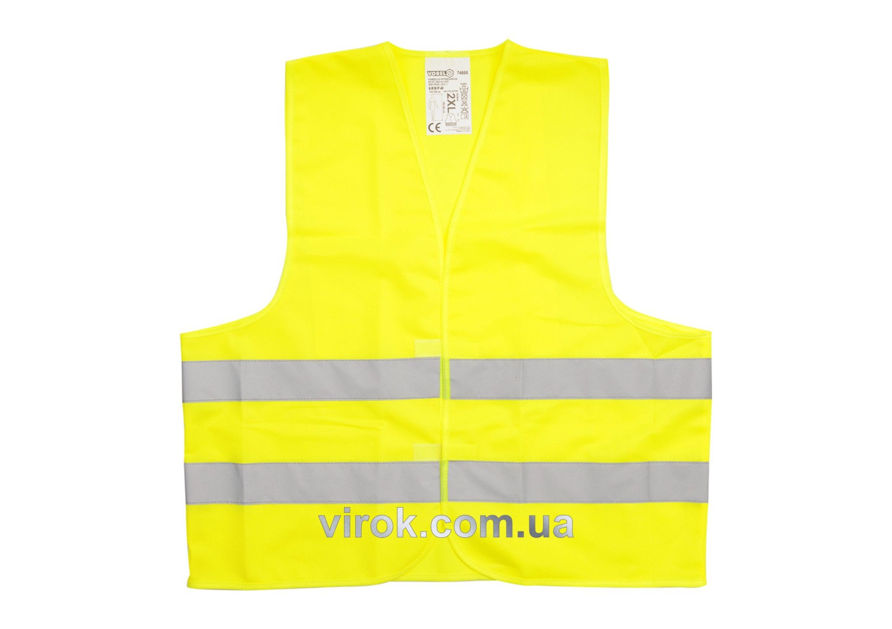 VOREL Жилет сигнальний жовтий, розм. XXL  | 74666