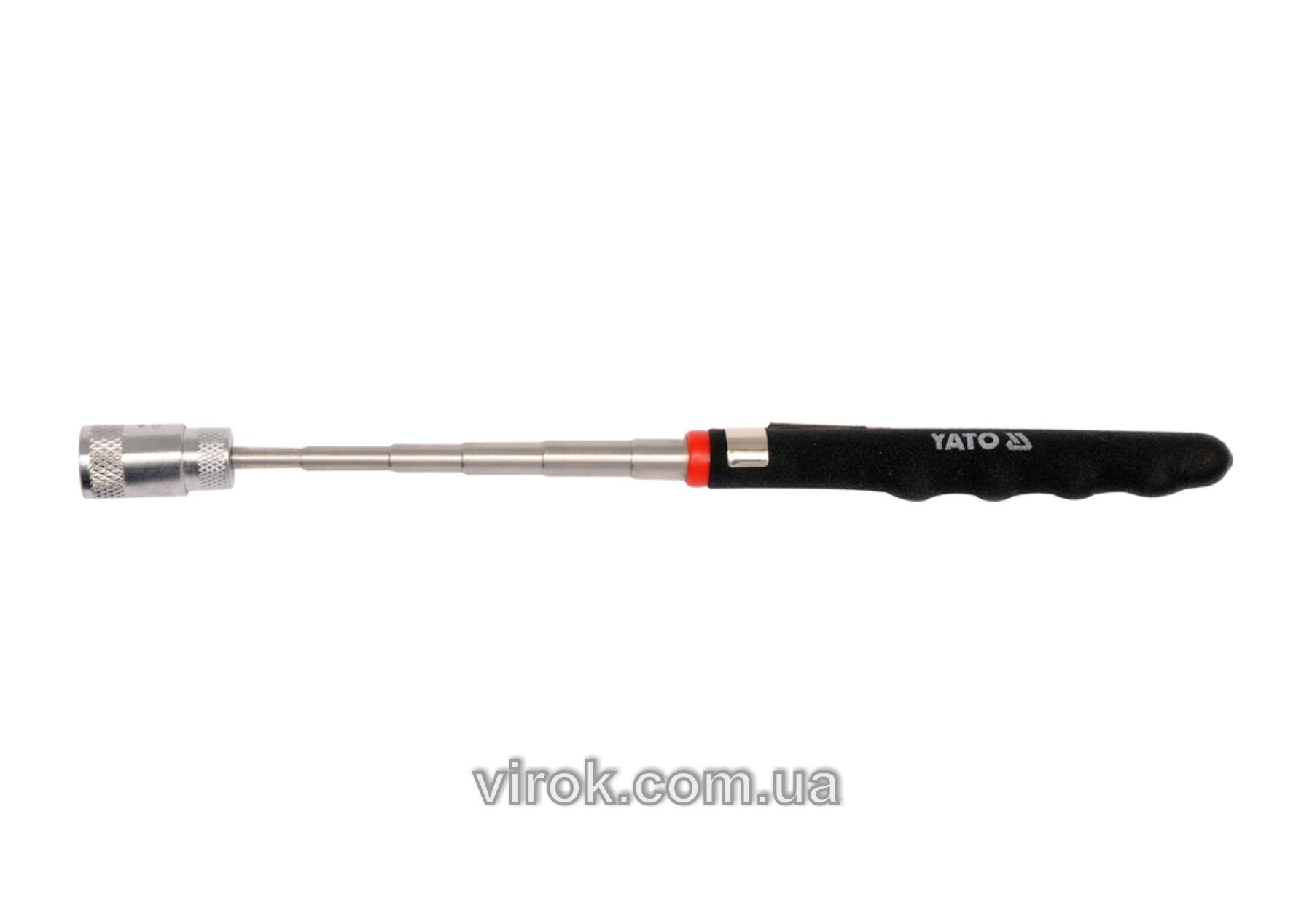 YATO Схоплювач магнітний на телескопічному тримачі l= 190-800 мм YATO з LED підсвіткою  | YT-06611