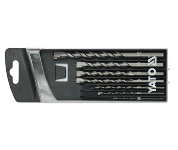 YATO Свердла по цеглі YATO : Ø= 4-12 мм. 7 шт.  | YT-4390