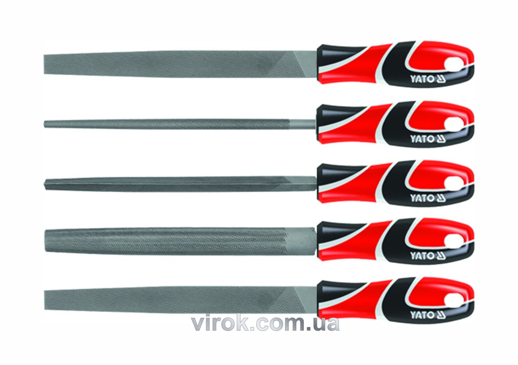 YATO Напильники по металу YATO, набір 5 шт.  | YT-6239