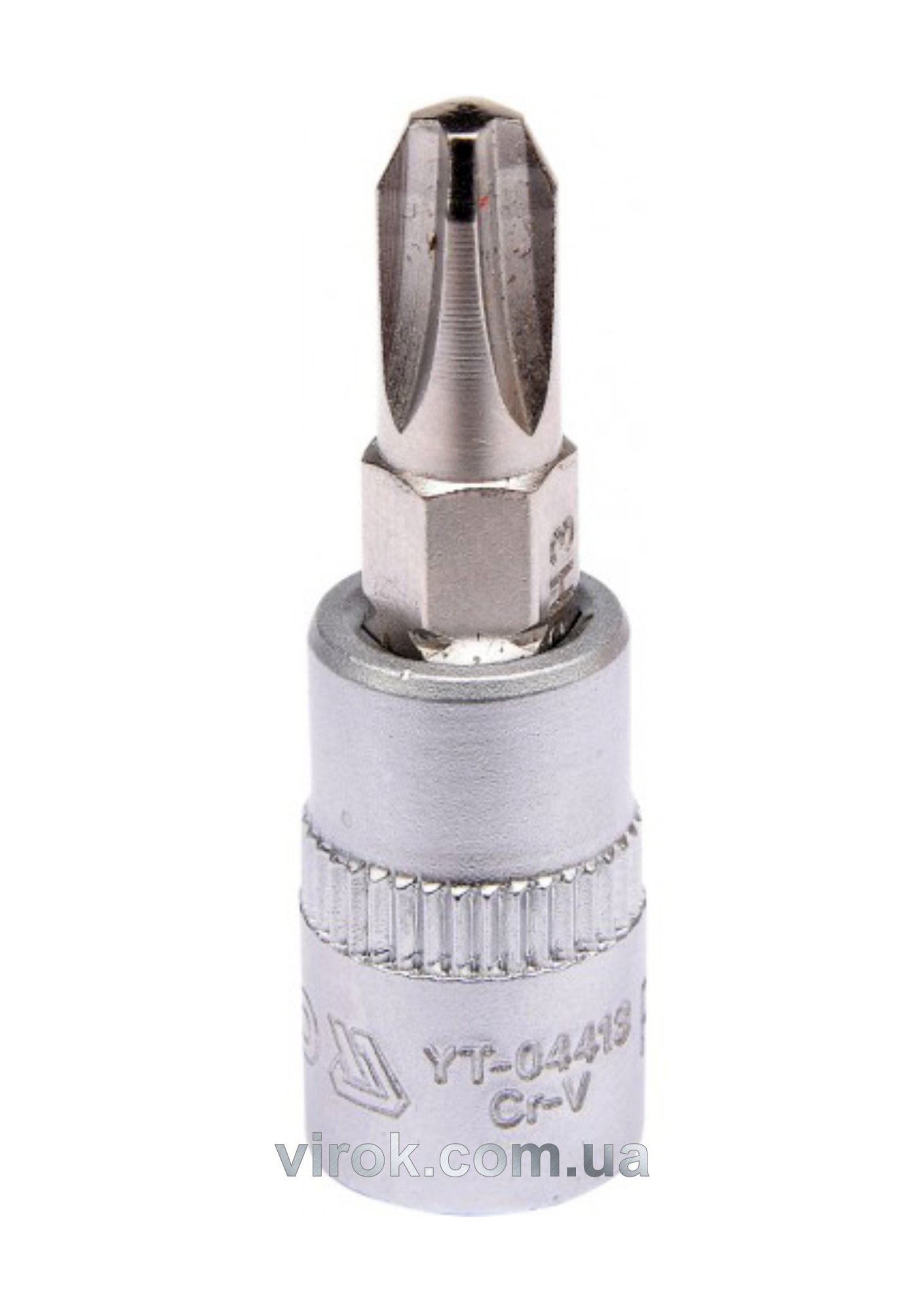 YATO Головка торцева до квадрату 1/4" YATO з насадкою "Philips" PH3, L= 37 мм  | YT-04413