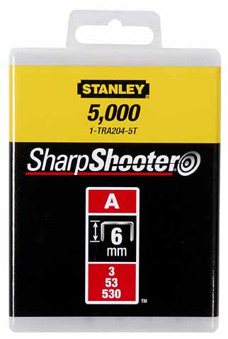 STANLEY 1-TRA206T Скобы 10мм (1000шт.) на блистере