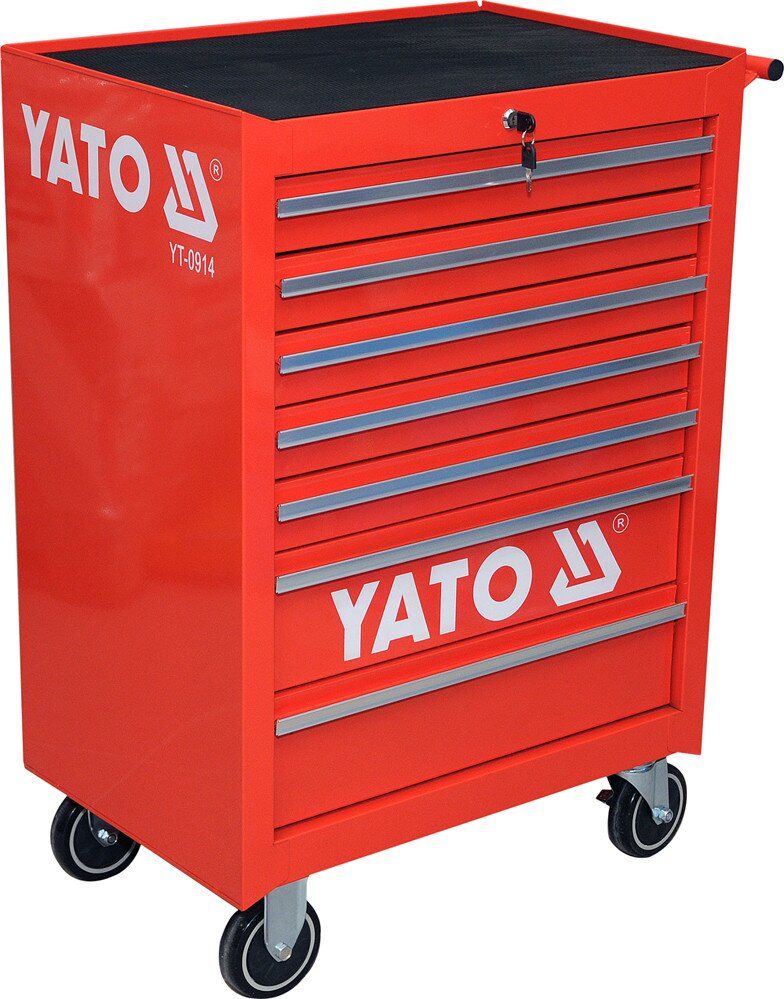 YATO Инструментальная тележка с 7 ящиками YT-0914