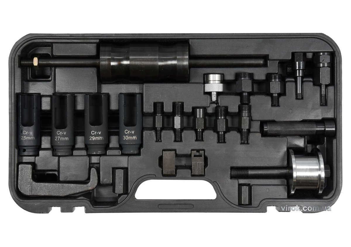 YATO Знімачі форсунок, інжекторів YATO ударні, з насадками, сумісні з BOSCH,DELPHI,DENSO,SIEMENS, 22