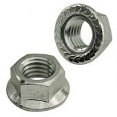 Гайка нержавеющая с буртиком М 4 DIN 6923