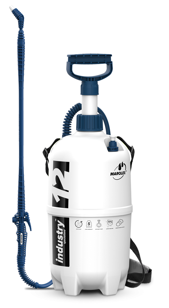 MAROLEX Оприскувач ранцевий Industry Alka line 12: 11L, 0,4MPa,EPDM. штанга 65-111см, шланг170см  | 