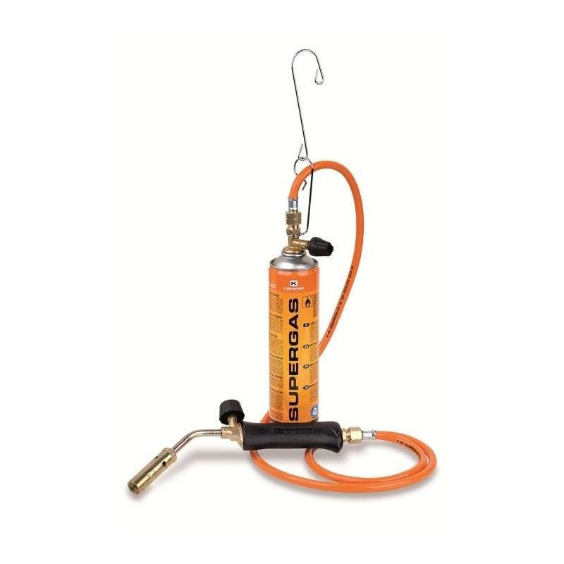 KEMPER 1217S Паяльник "Kemper" шланг 1,5 м, д. 20 мм, у комплекті з балоном Пропан/Бутан 35/65%, 330