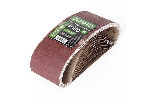 Лента шлифовальная бесконечная APRO P150 75×457мм (10шт)